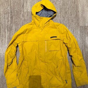 Yellow Burton Snowboard Jacket Poacher - S